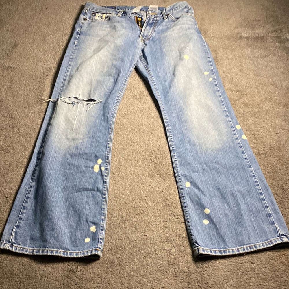 Mens Lucky Brand Jeans Dungarees Fender Size 29
